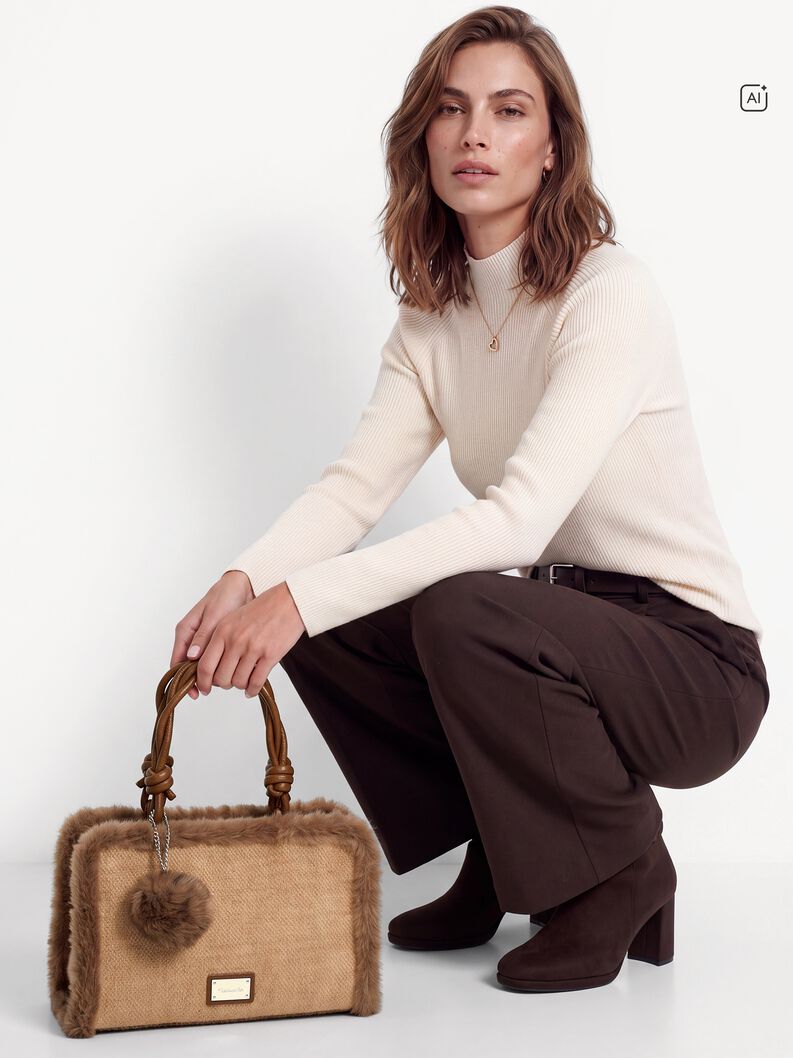 Shopper - marrone, taupe, hi-res