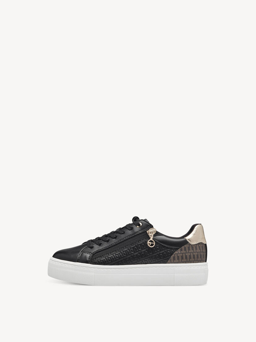 Sneaker - zwart, BLACK/GOLD, hi-res