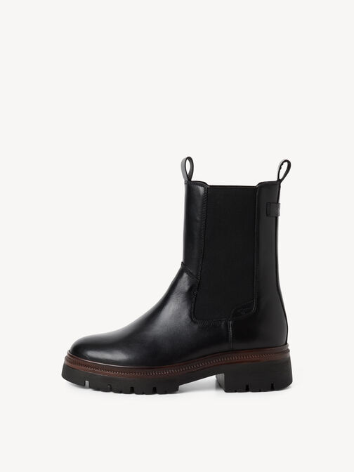 Chelsea boot, BLACK LEATHER, hi-res