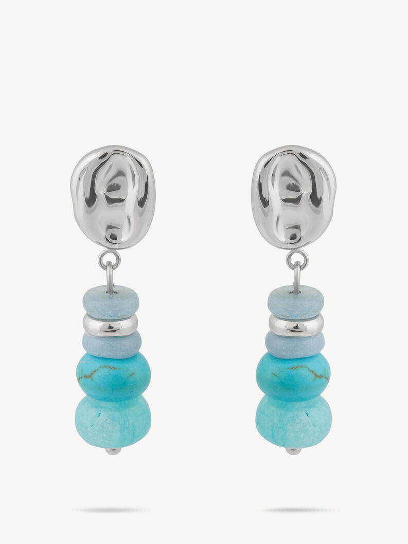 Earrings - silver, silver, hi-res