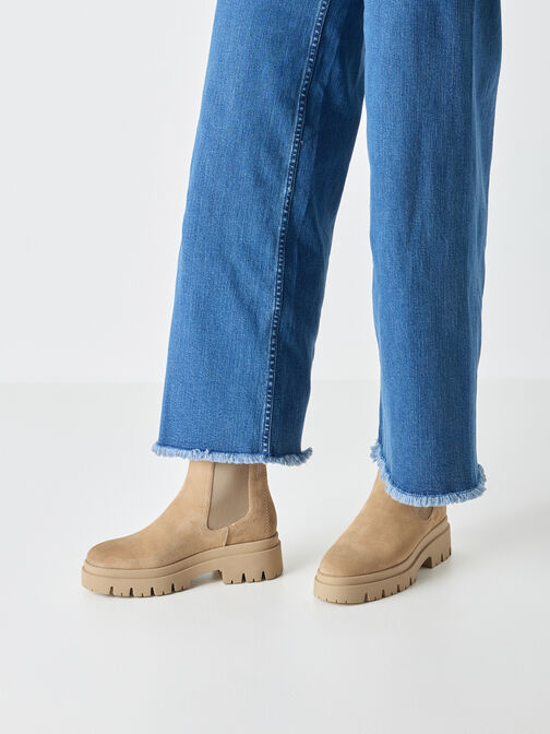 Chelsea Boot, BEIGE SUEDE, hi-res