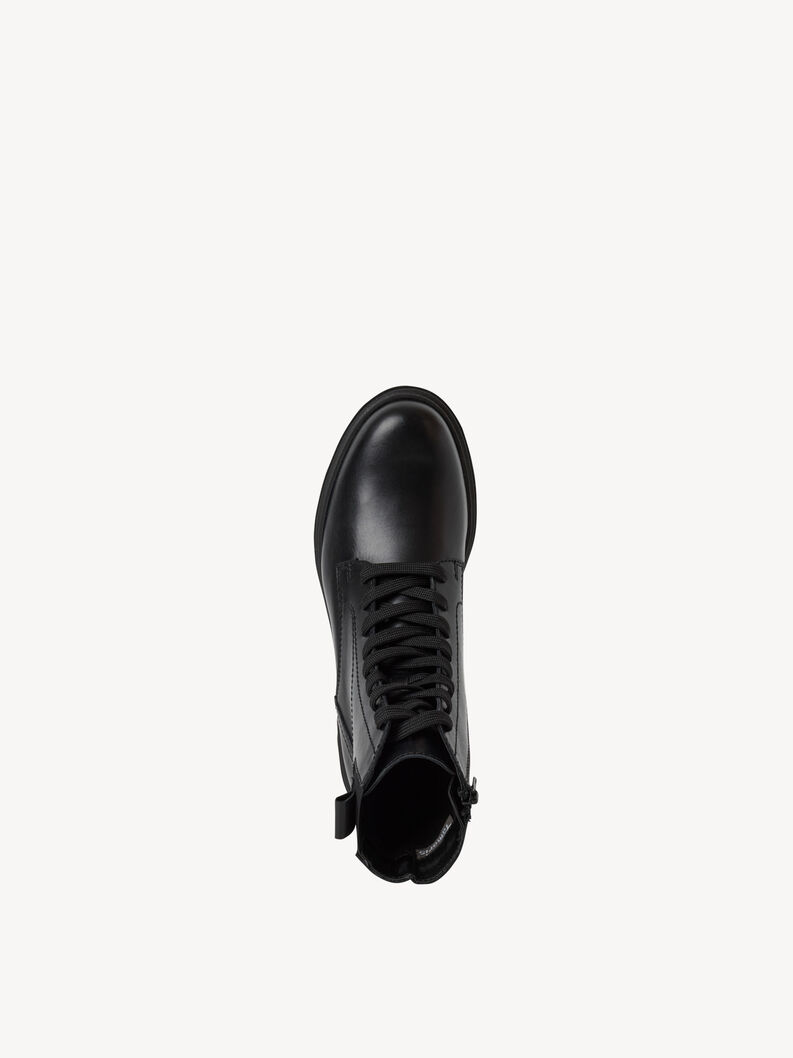 Ankelboots - svart, BLACK LEATHER, hi-res