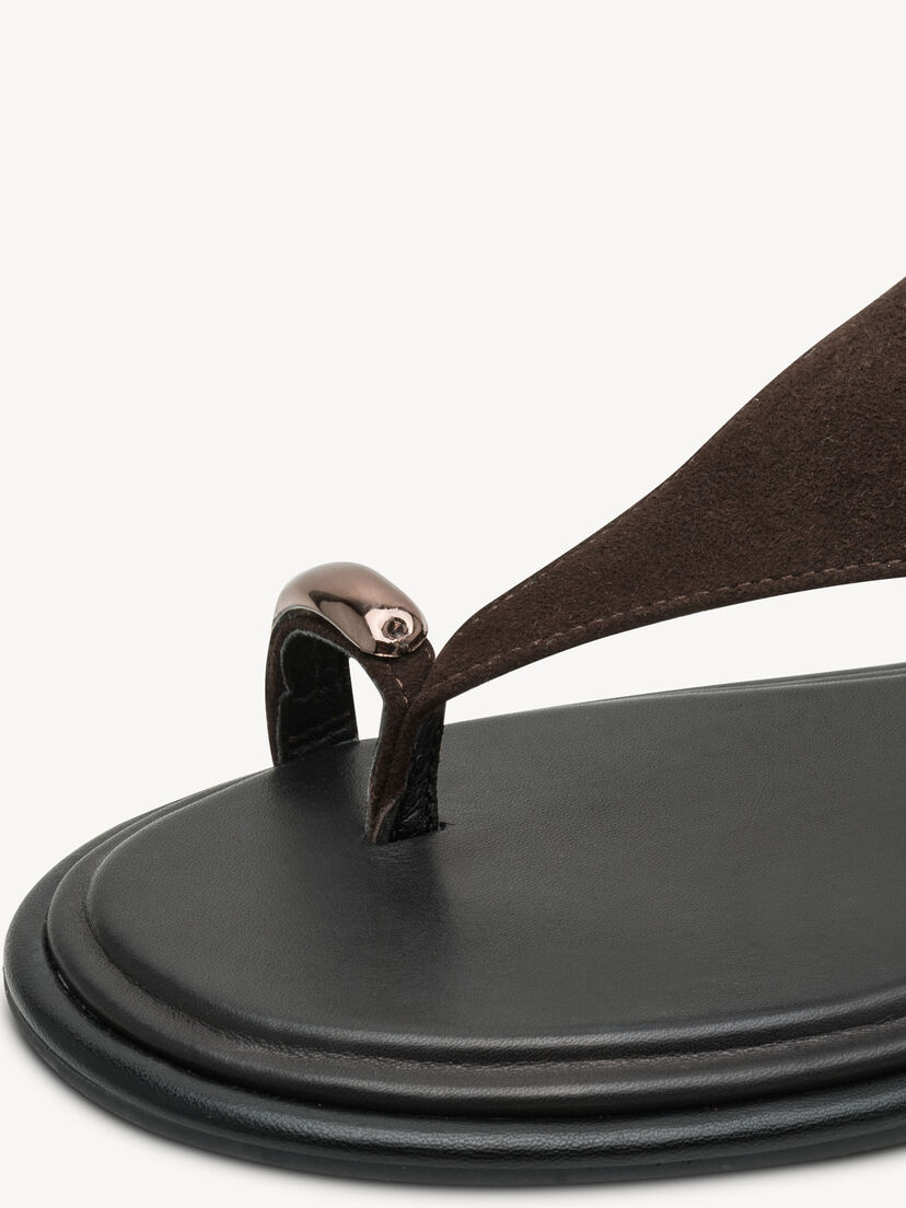 Leren Sandaal - bruin, MOCCA, hi-res