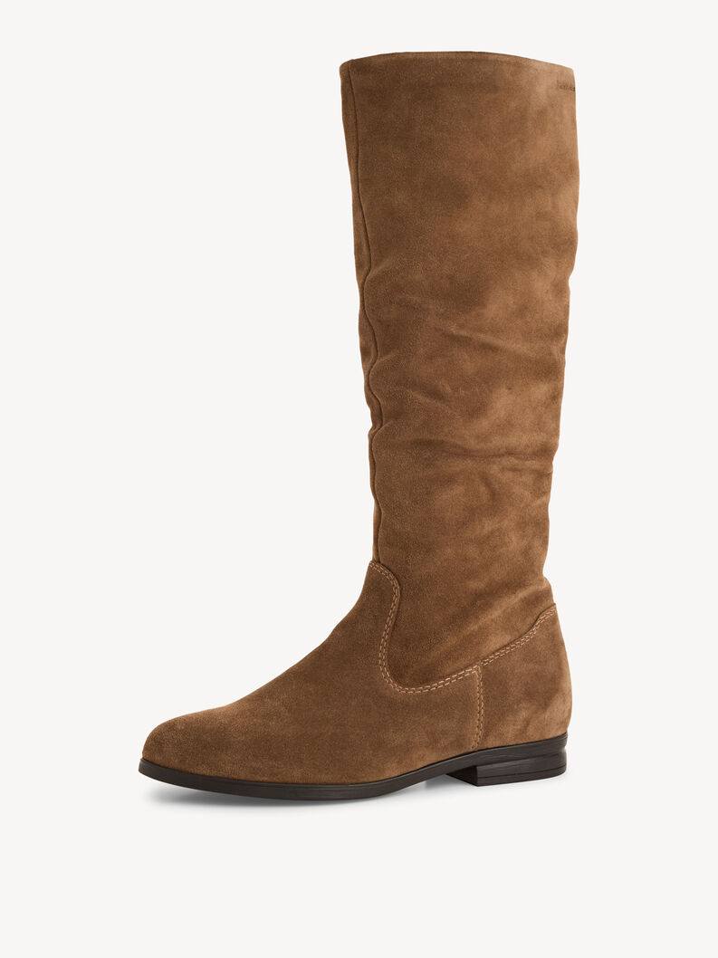 Lederstiefel - braun, BROWN, hi-res