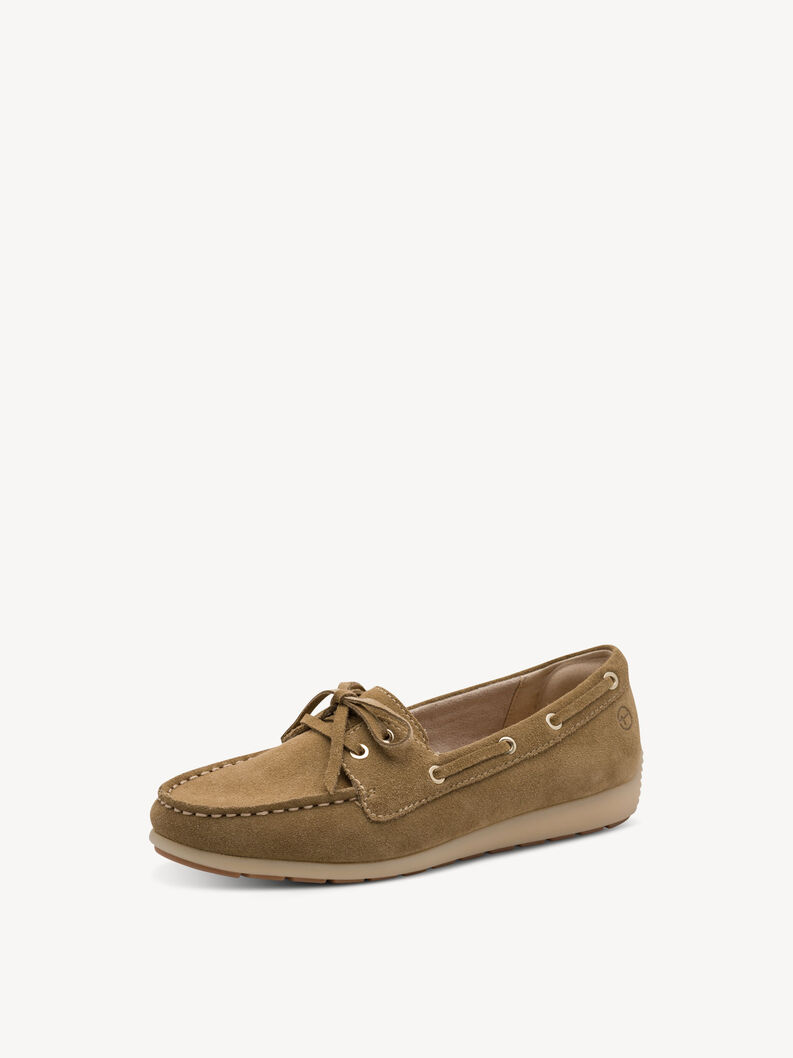 Ledermoccassin - braun, braun, hi-res
