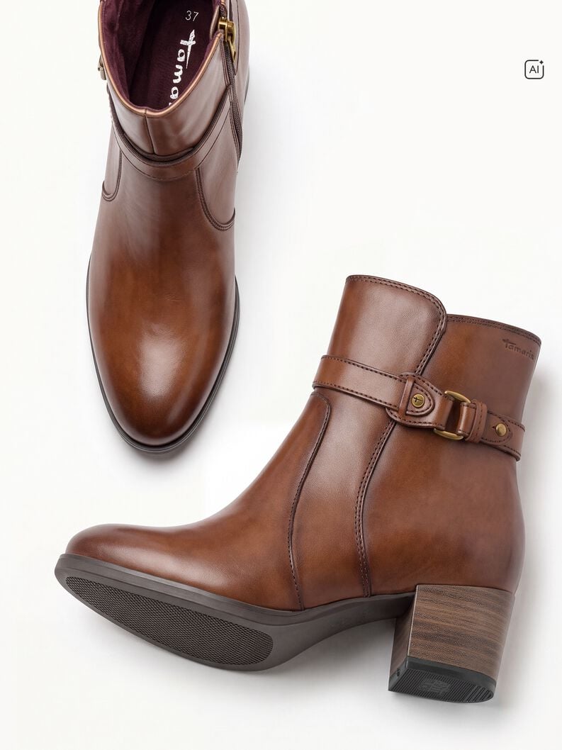 Stiefelette, COGNAC, hi-res