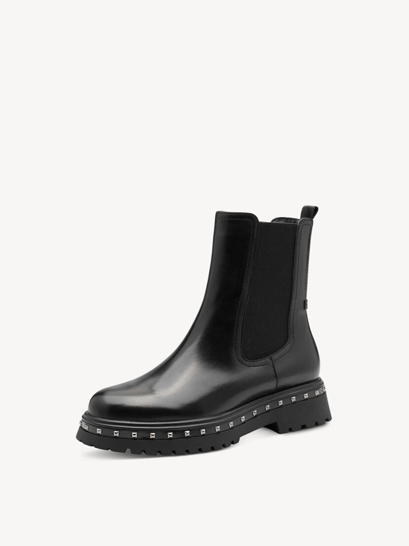 Chelseaboot - zwart, BLACK, hi-res