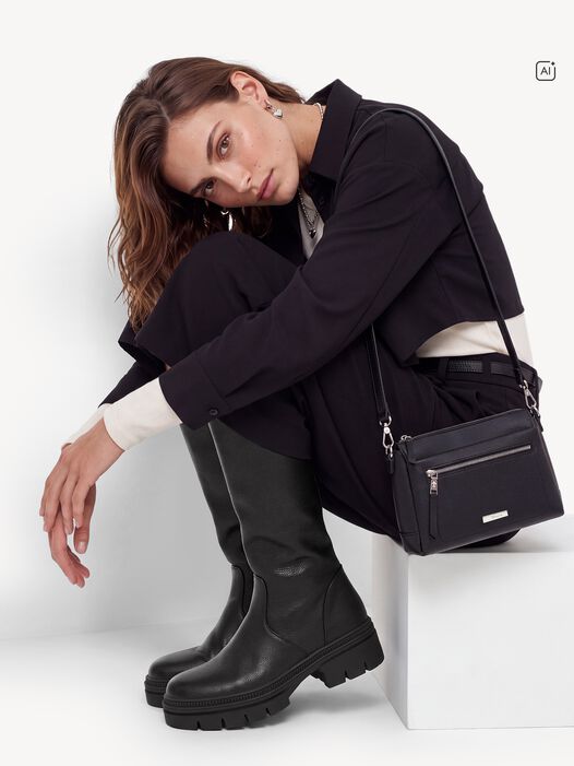 Laarzen, BLACK LEATHER, hi-res