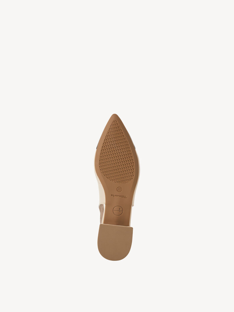 Sling pumps - beige, IVORY LEA.COMB, hi-res