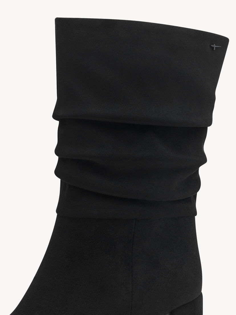 Enkellaarsje - zwart, BLACK, hi-res