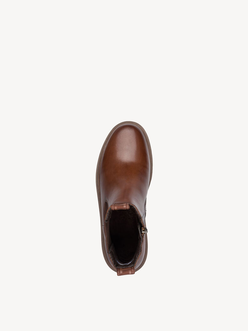 Bottine Chelsea en cuir - marron, MUSCAT LEATHER, hi-res
