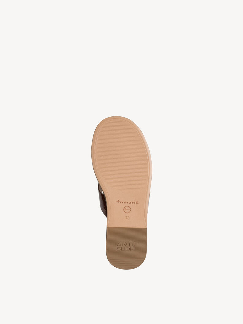 Infradito - marrone, BROWN PATENT, hi-res
