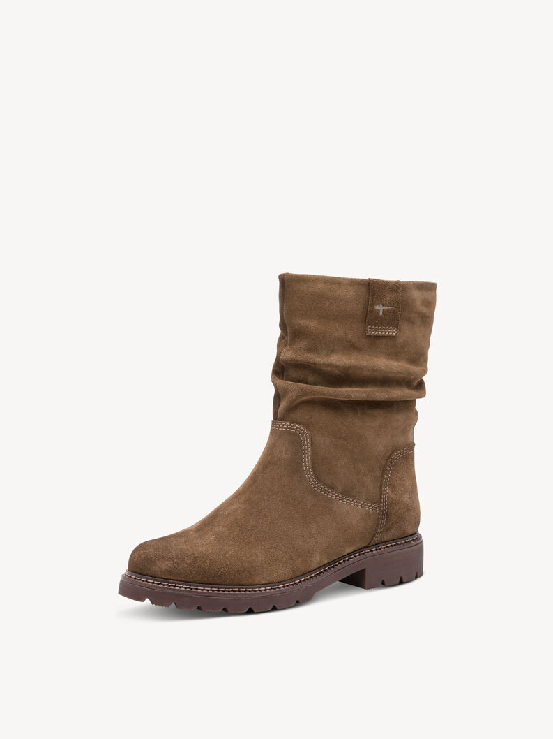 Leather Bootie - brown, 310, hi-res