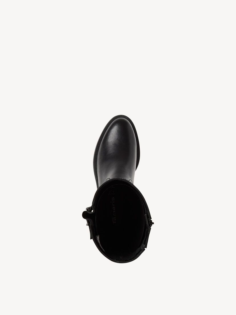 Leren Laarzen - zwart, BLACK, hi-res