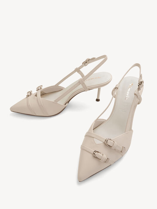 Slingpumps, IVORY LEATHER, hi-res