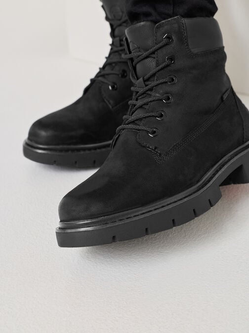 Bootie, BLACK NUBUK, hi-res