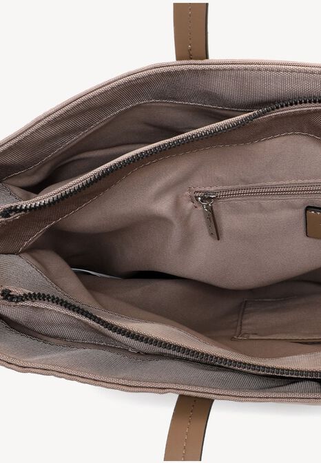 Sac cabas, taupe, hi-res