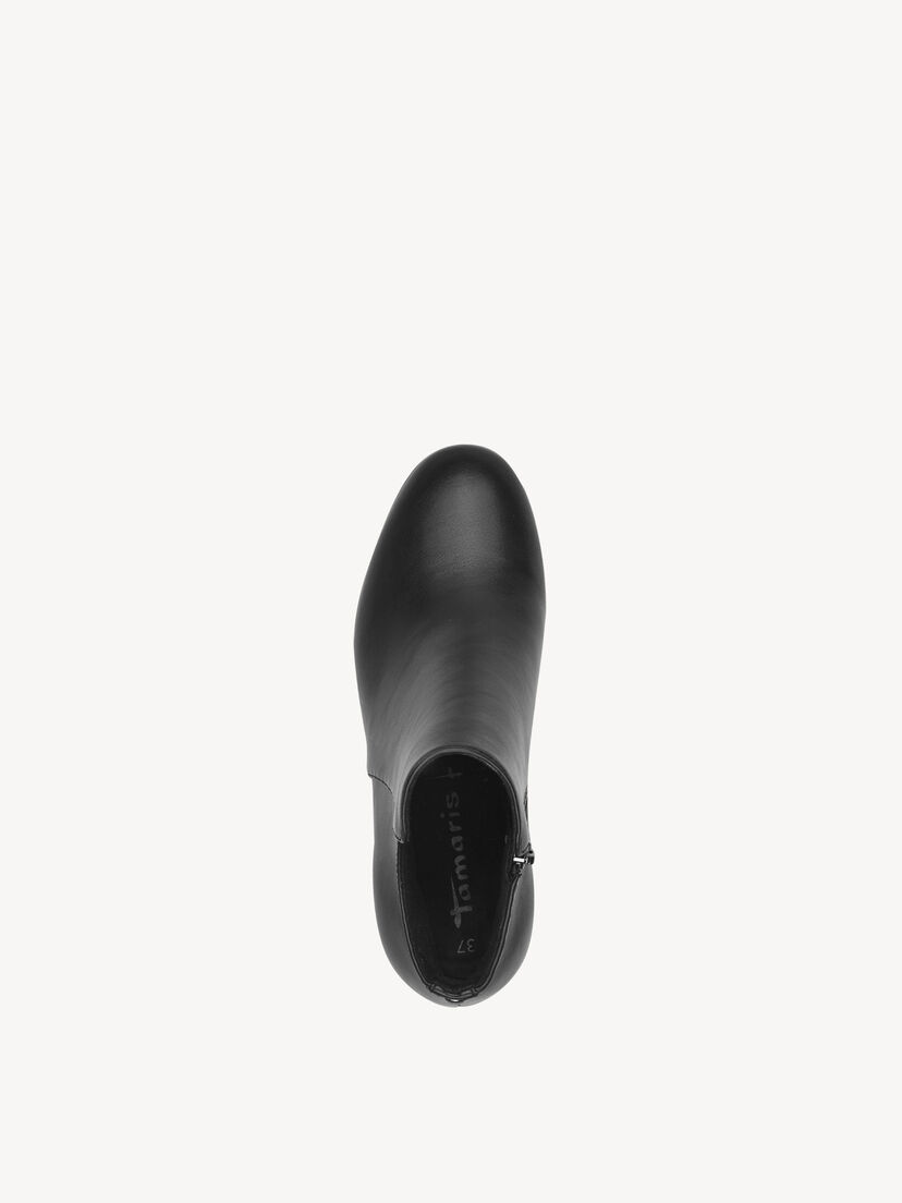 Enkellaarsje - zwart, BLACK, hi-res
