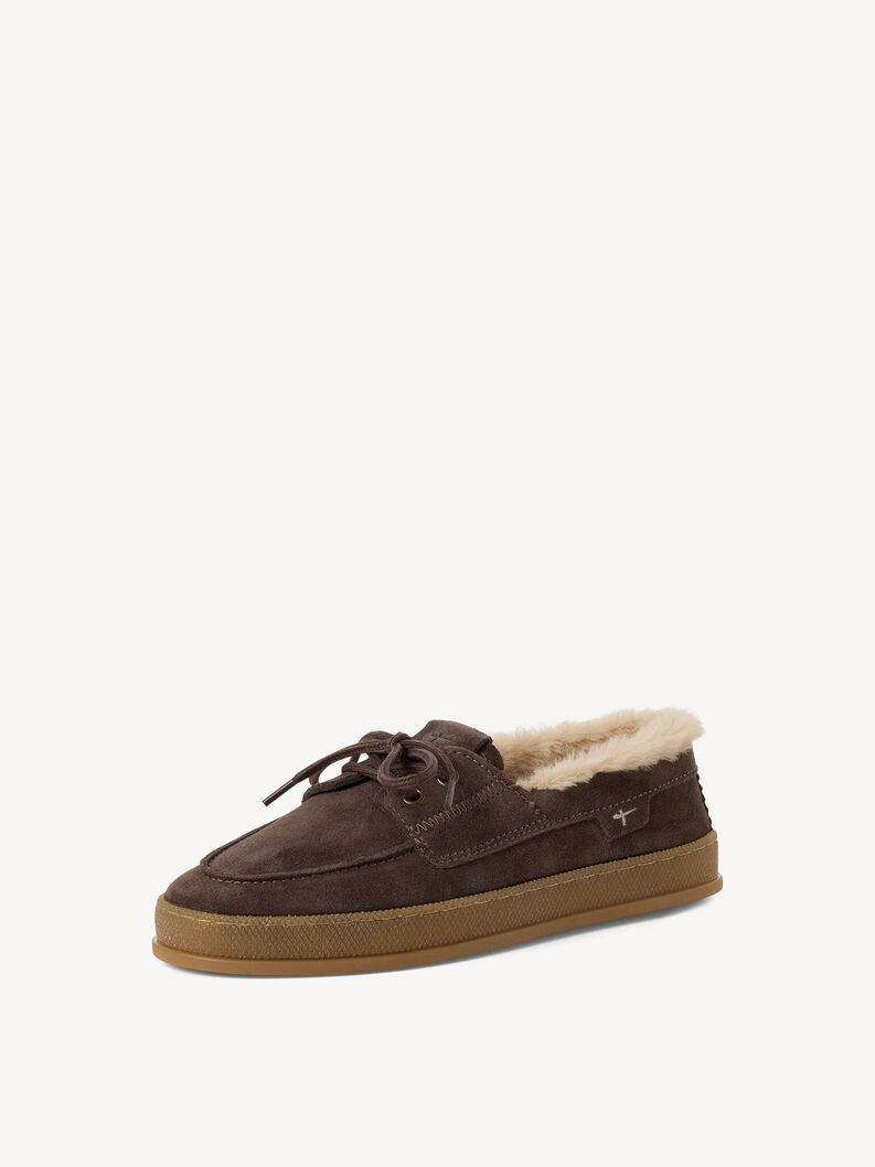 Ledermoccassin - braun, MOCCA, hi-res