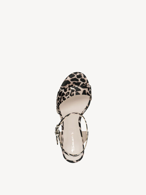 Heeled sandal, LEOPARD, hi-res