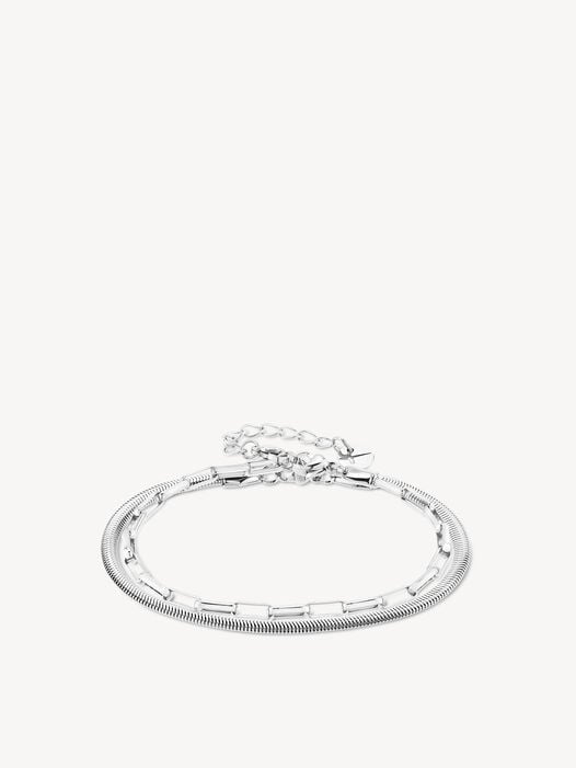Armbandenset, zilver, hi-res