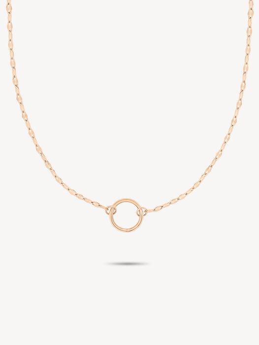 Halskettinge, ros&eacute;gold, hi-res