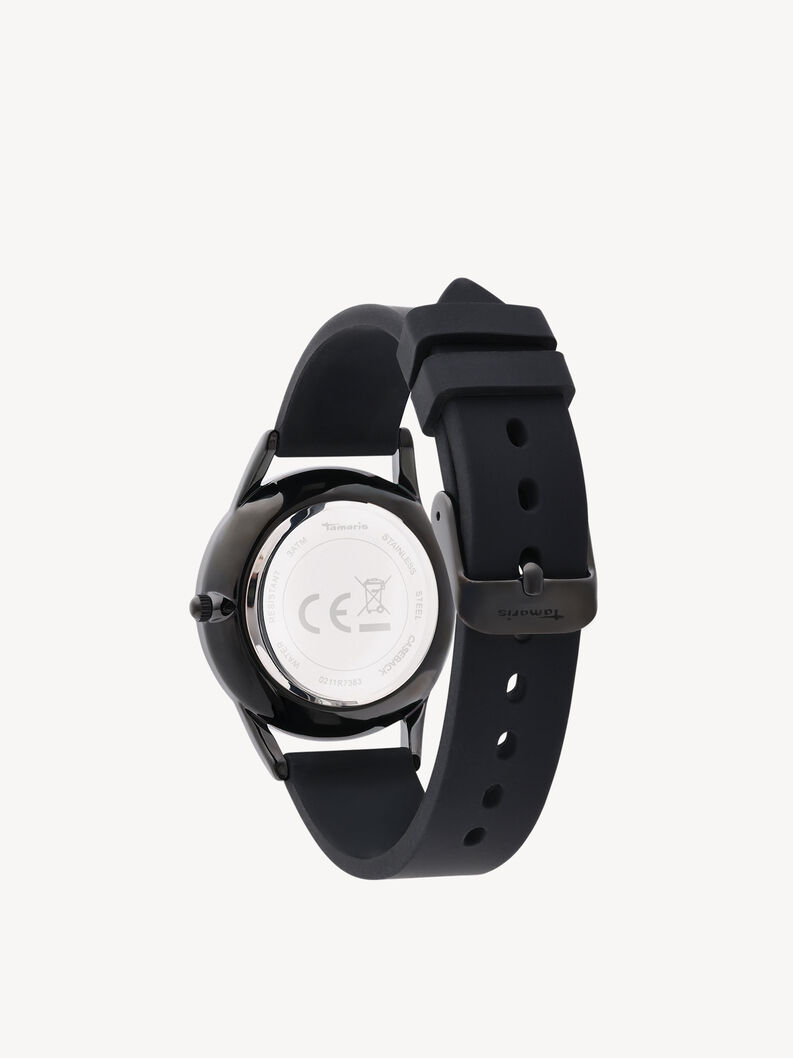 Montre - noir, schwarz-gun sunray, hi-res