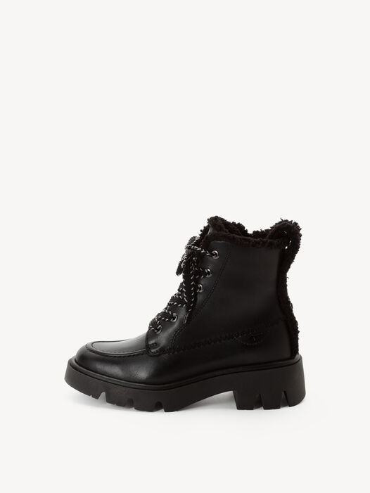 Enkellaarsje, BLACK LEATHER, hi-res