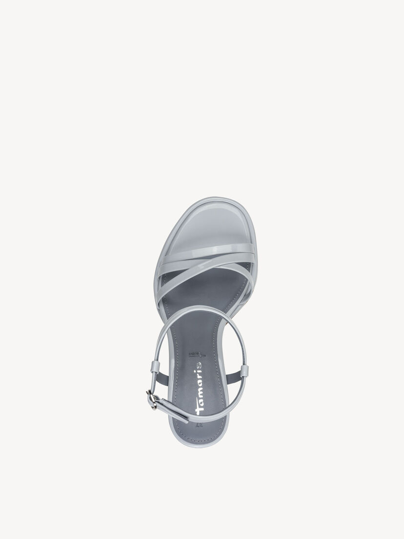 Sandaaltje - blauw, LIGHT BLUE PAT, hi-res