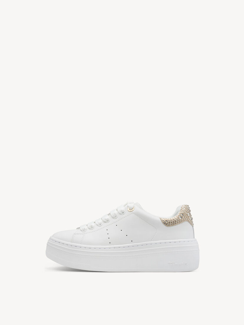 Sneaker - wit, WHT/CHAMPAGNE, hi-res