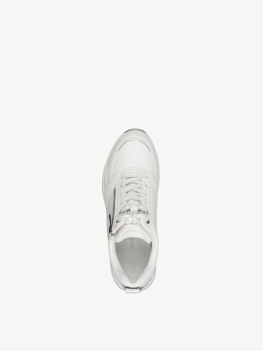 Sneaker, WHITE/SILVER, hi-res