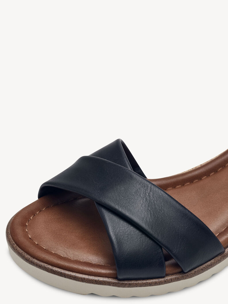 Heeled sandal, NAVY, hi-res