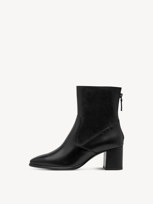 Enkellaarsje, BLACK LEATHER, hi-res