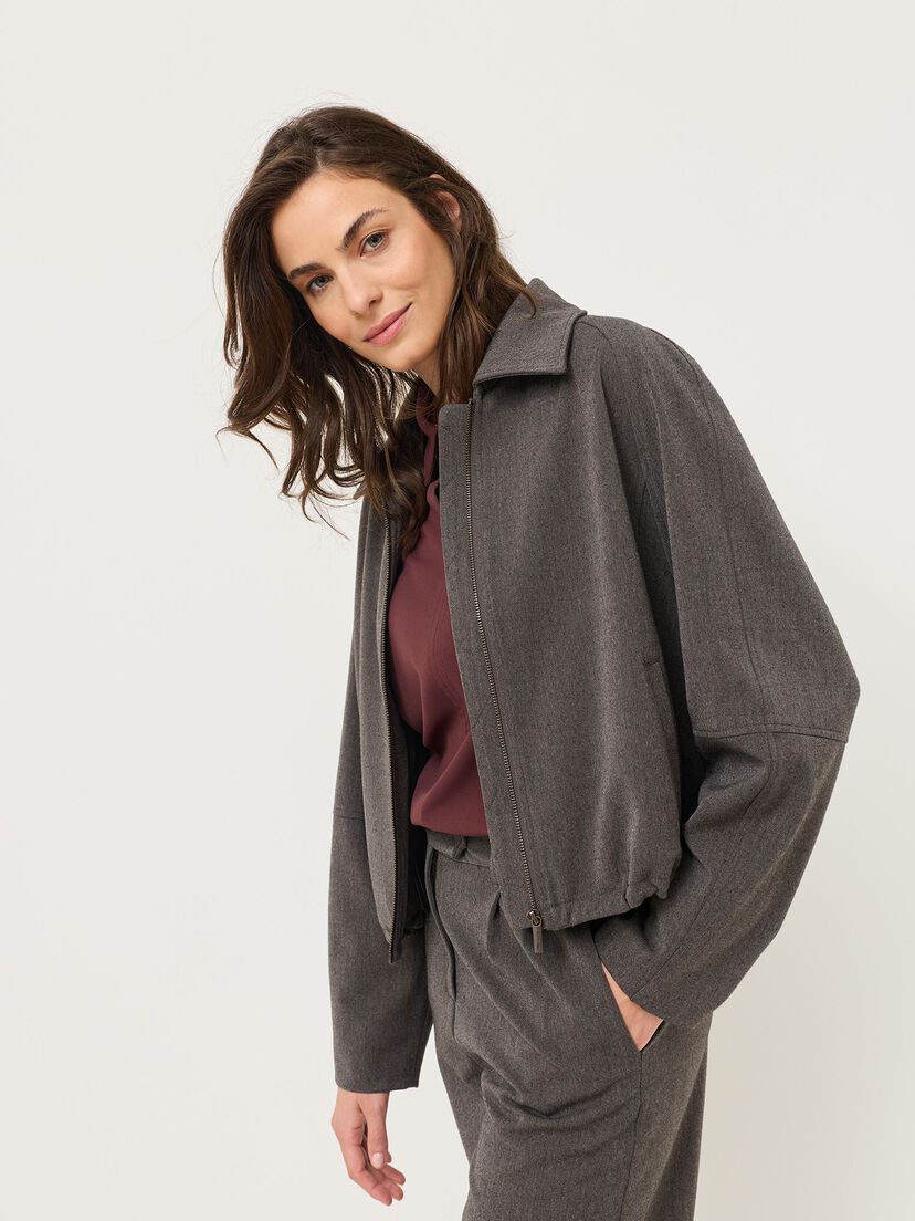 Blouson - bruin, Mid Brown Melange, hi-res