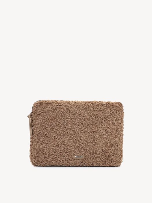 Laptoptas, taupe, hi-res