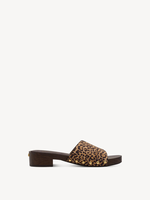 Slipper, COGNAC LEOPARD, hi-res