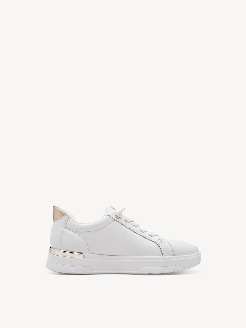 Sneaker - wit, WHITE/GOLD, hi-res