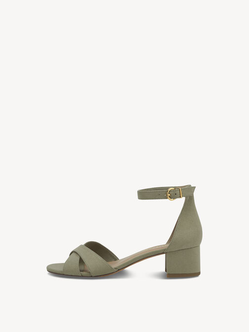 Heeled sandal, PISTACCHIO, hi-res