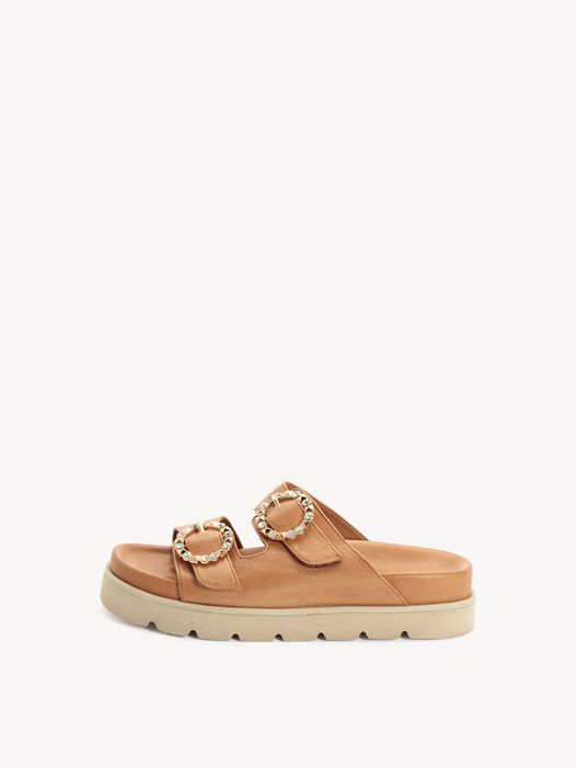 Slipper, cognac, hi-res