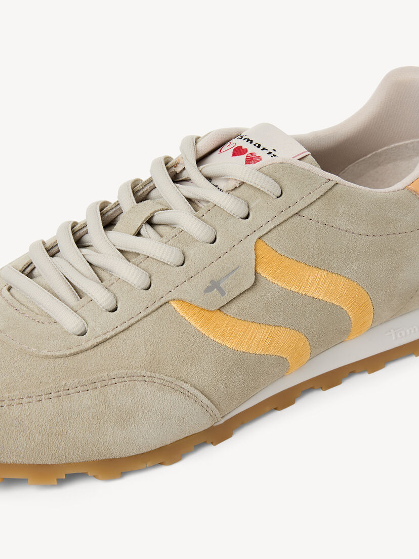Leren Sneaker - groen, SAGE, hi-res