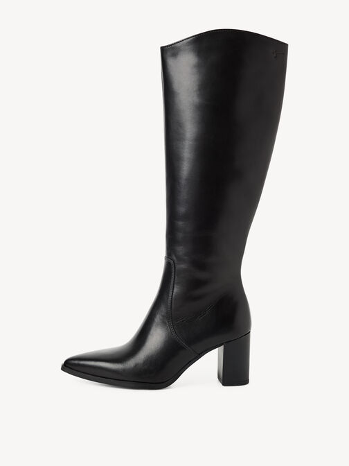 Boots, BLACK LEATHER, hi-res