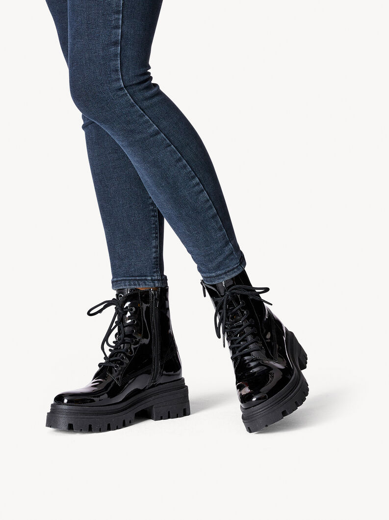 Bootie - black, BLACK PATENT, hi-res