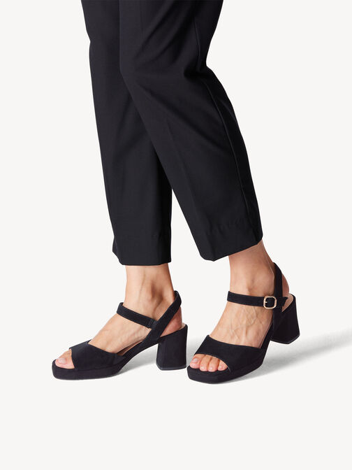 sand&aacute;ly, BLACK SUEDE, hi-res