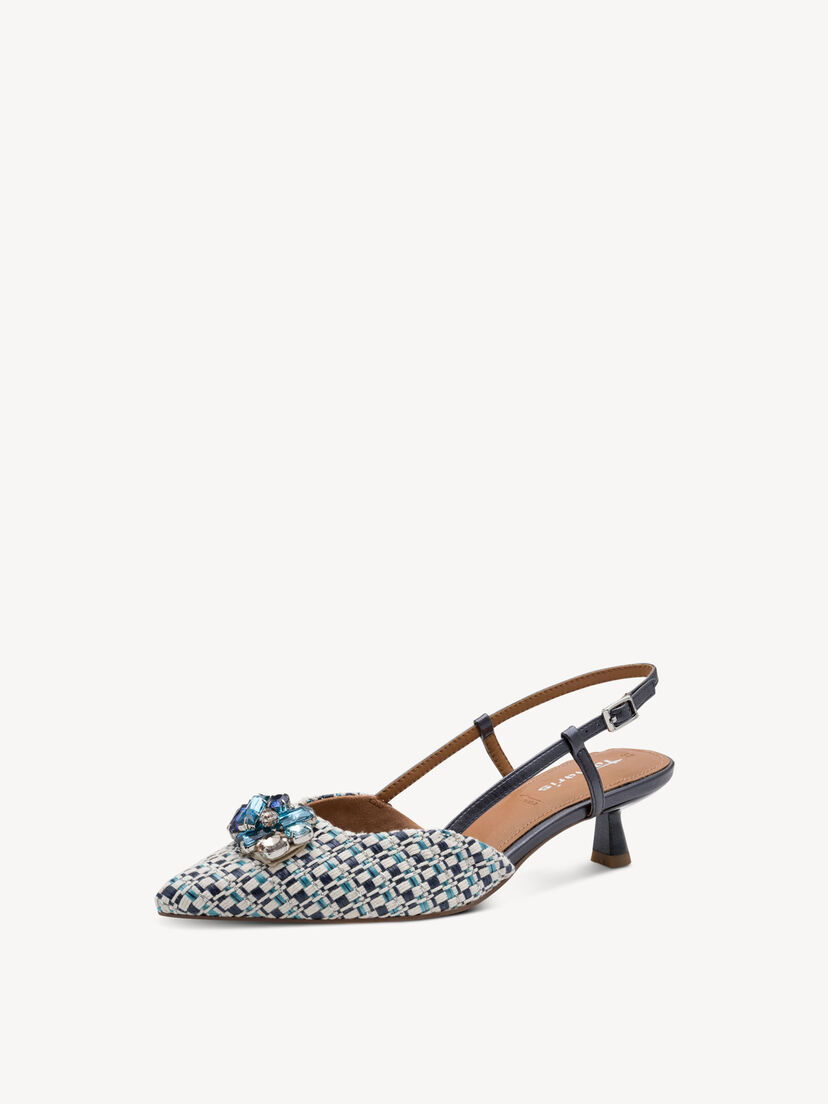 Slingpumps - blauw, BLUE COMB, hi-res