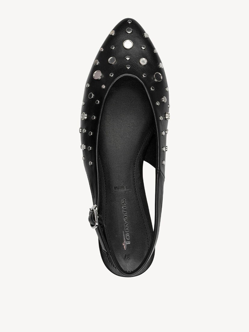 Slingpumps - zwart, BLACK, hi-res