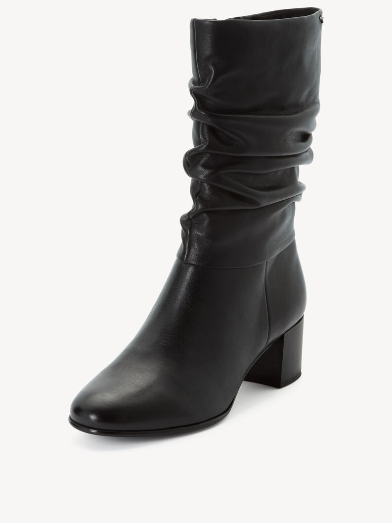 Stivaletti - nero, BLACK LEATHER, hi-res