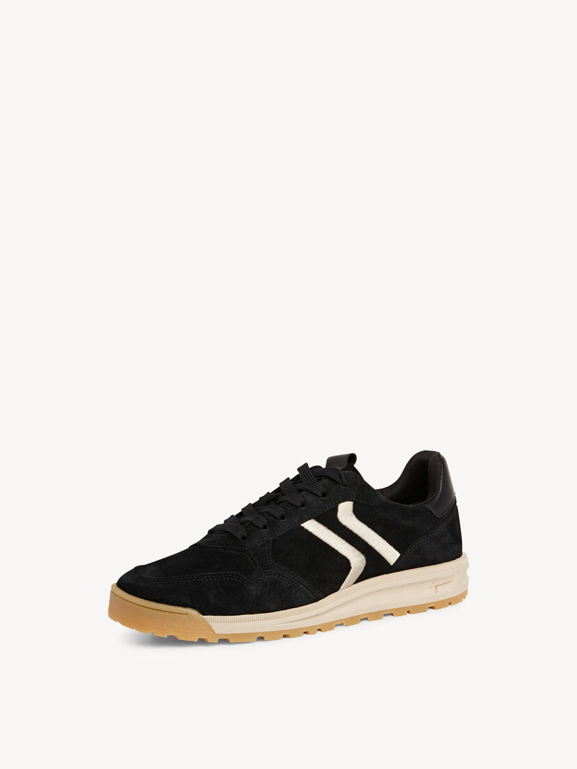 Leren Sneaker - zwart, BLACK COMB, hi-res