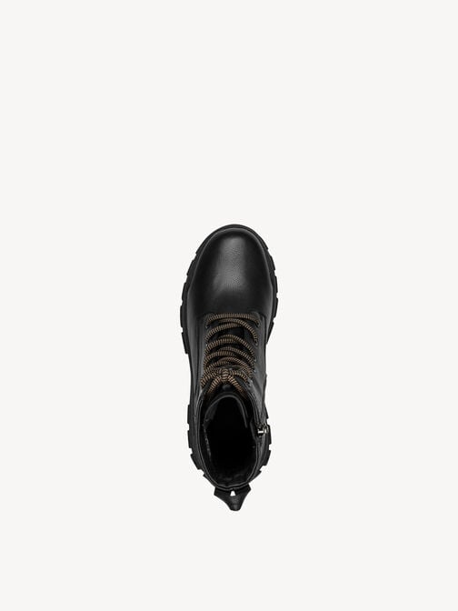 Stiefelette, BLACK LEATHER, hi-res