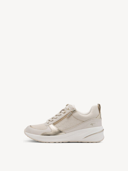 Sneaker, IVORY/GOLD, hi-res