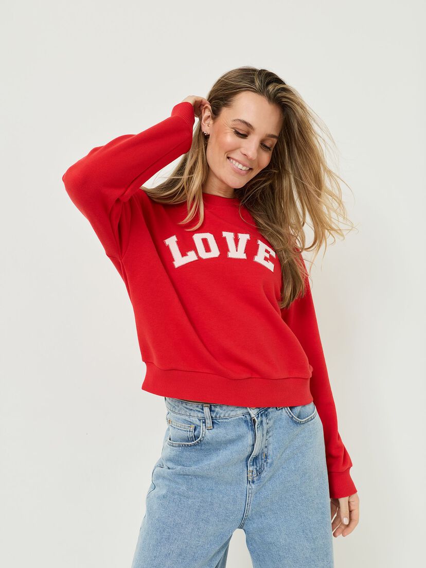 Sweater - rood, Goji Berry, hi-res